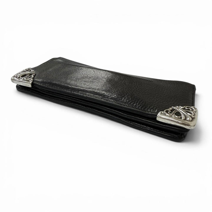 Good CHROME HEARTS Purse LNG SNGL FLD TIPS Single Fold Long Wallet