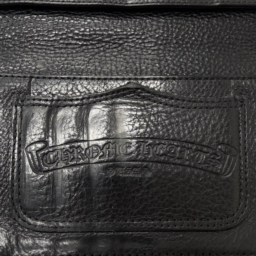 Good CHROME HEARTS Purse LNG SNGL FLD TIPS Single Fold Long Wallet