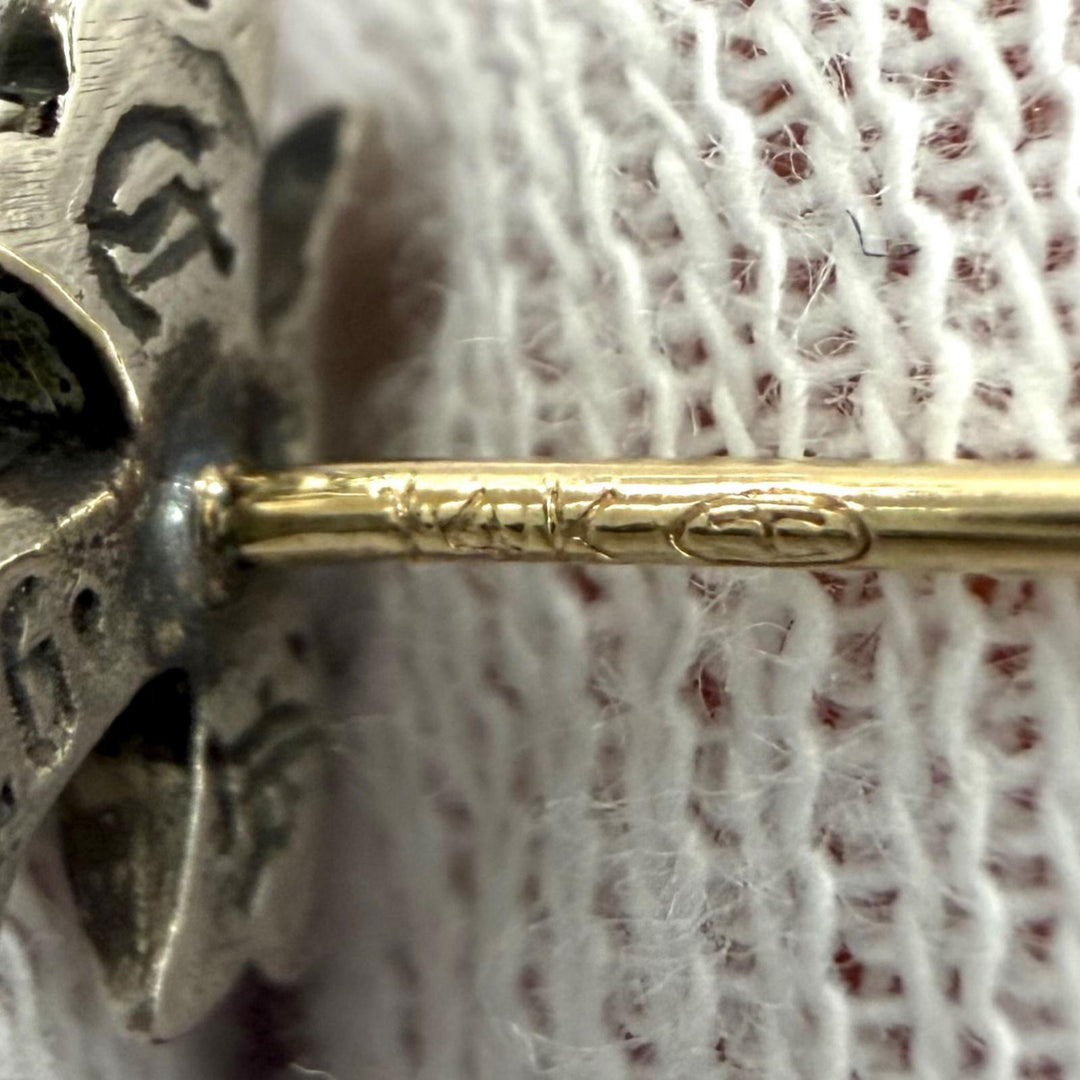 Great CHROME HEARTS Pierce No.2 CH CRS CH Cross Stud Silver 925 Women