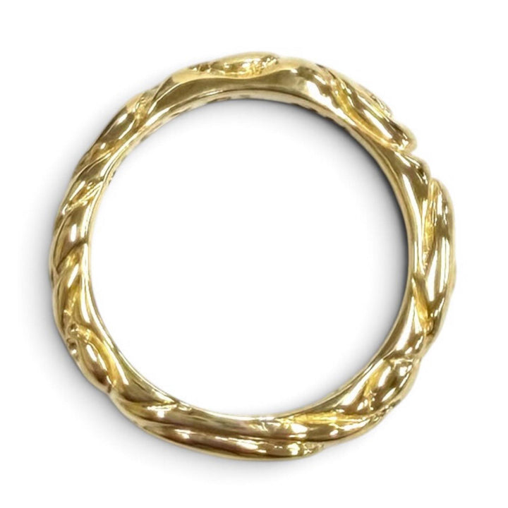 Excellent Royal Order Ring ring Ribbon Band Ring gold 18K Equivalent to JP9