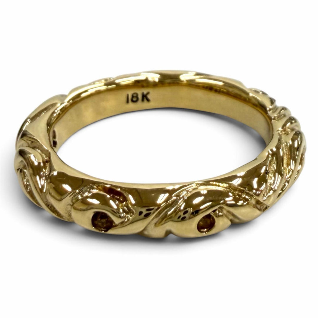 Excellent Royal Order Ring ring ribbon band gold 18K Women
