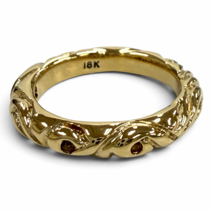 Excellent Royal Order Ring ring ribbon band gold 18K Women