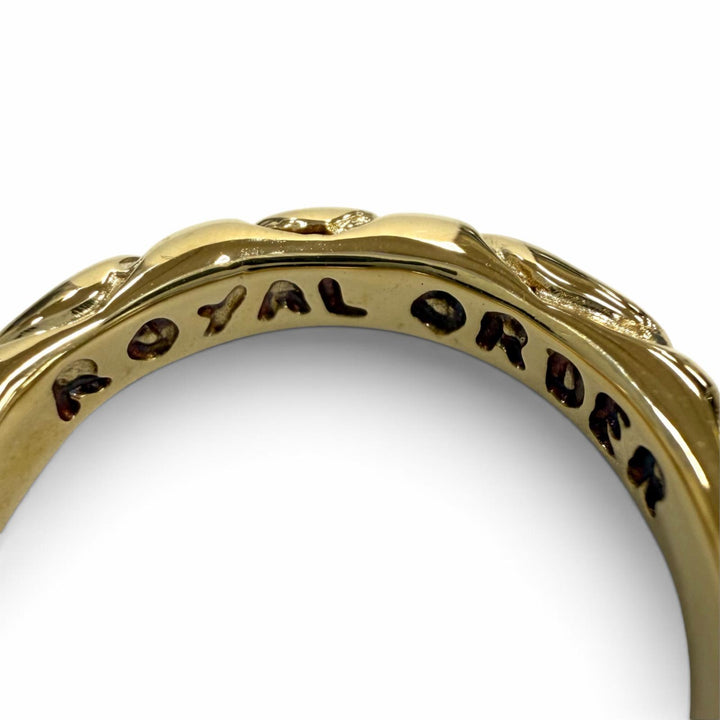 Excellent Royal Order Ring ring ribbon band gold 18K Women