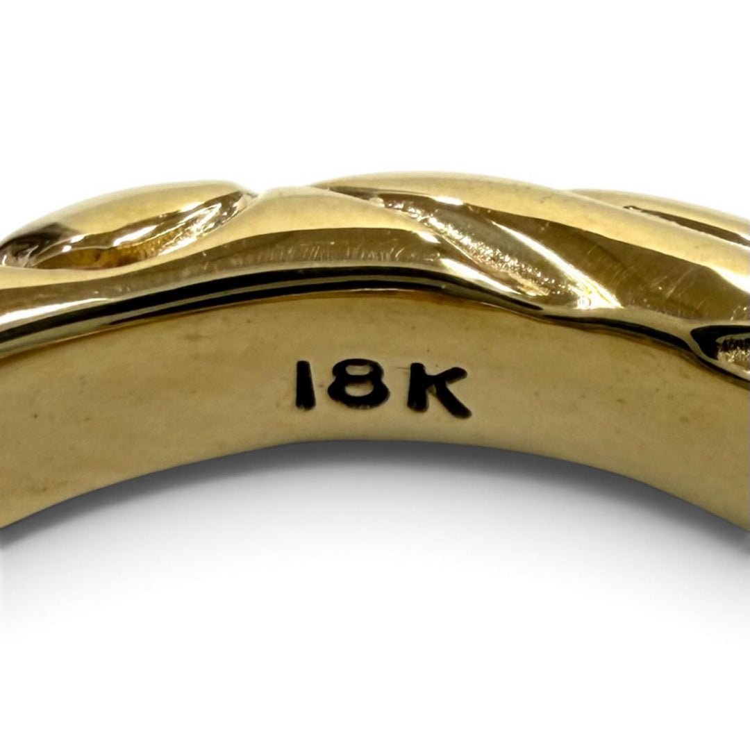 Excellent Royal Order Ring ring ribbon band gold 18K Women
