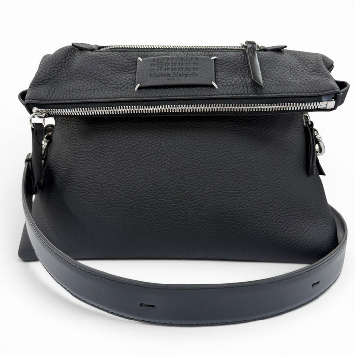 Excellent Maison Margiela 11 Shoulder Bag 5AC City black Calf leather SB1WG0003
