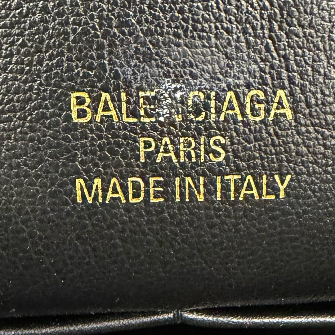 Excellent BALENCIAGA Clutch bag Bel Air Bag black leather Women 834943