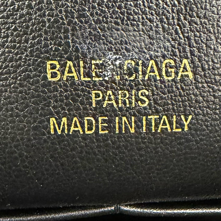 Excellent BALENCIAGA Clutch bag Bel Air Bag black leather Women 834943