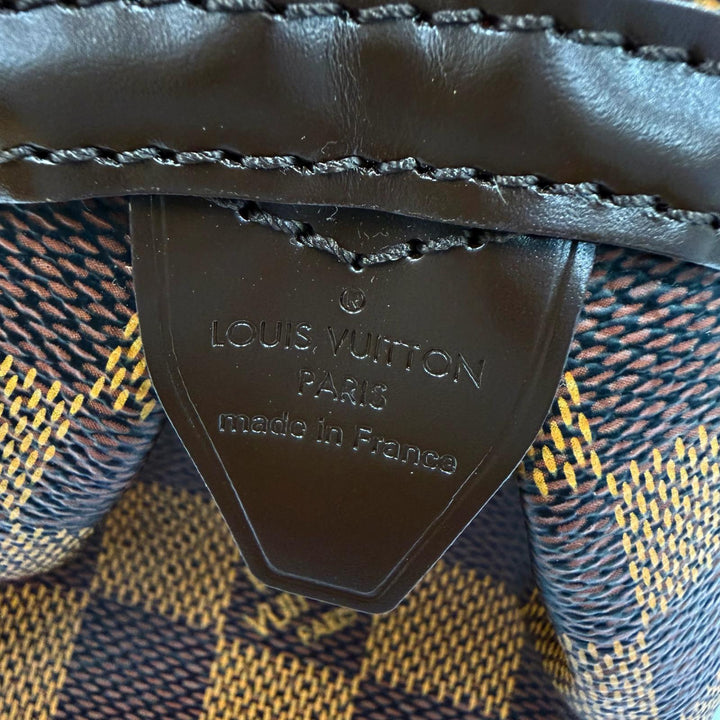 Excellent LOUIS VUITTON Handbag Damier Rivington PM Brown Damier canvas N41157