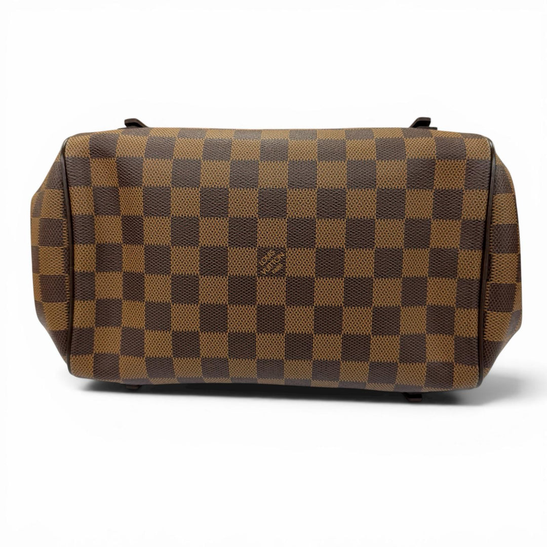 Excellent LOUIS VUITTON Handbag Damier Rivington PM Brown Damier canvas N41157