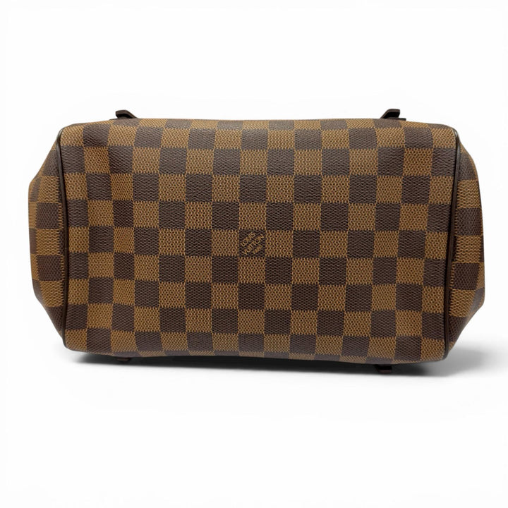 Excellent LOUIS VUITTON Handbag Damier Rivington PM Brown Damier canvas N41157