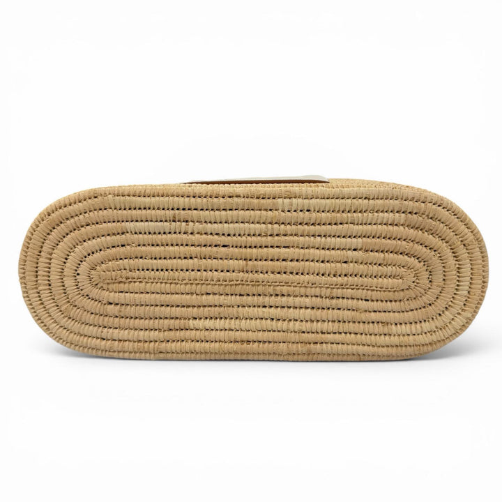 Great LOEWE Handbag Anagram Square Basket Small Basket Bag Raffia A223099X08