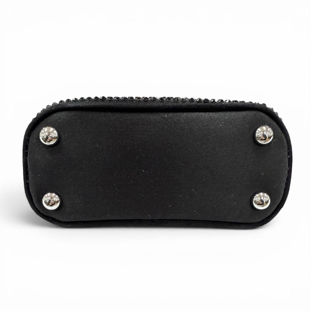 Excellent Maison Margiela Shoulder Bag 5AC black Satin Women SB2WG0006