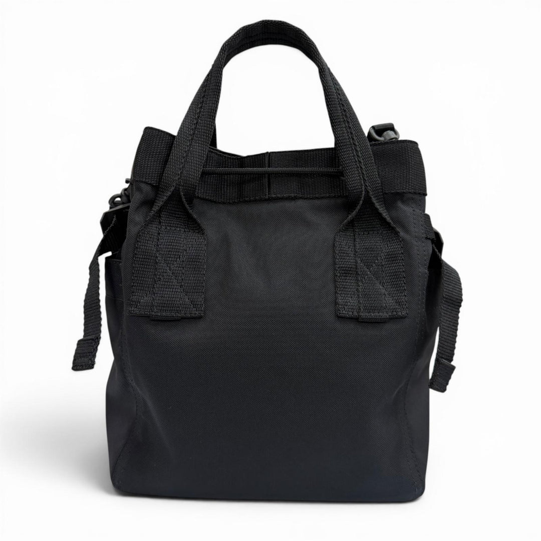 Excellent BALENCIAGA Tote Bag ARMY Small 2WAY black Nylon mens 644029