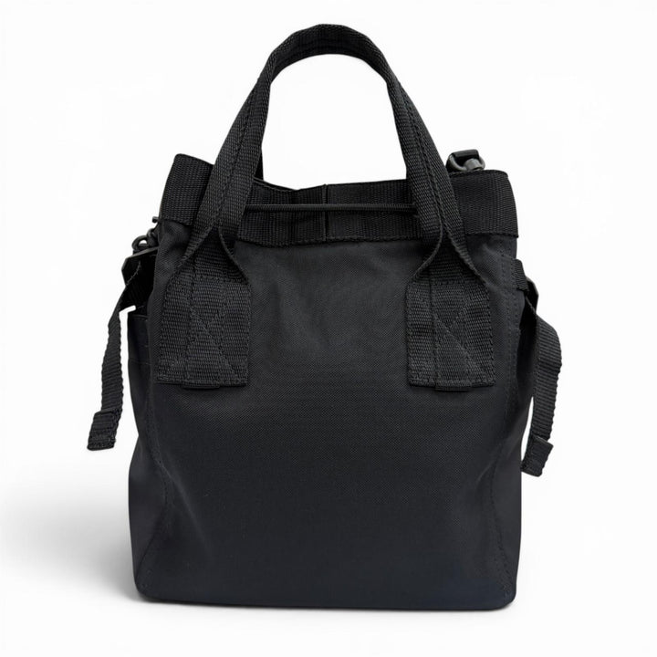Excellent BALENCIAGA Tote Bag ARMY Small 2WAY black Nylon mens 644029