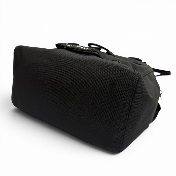 Excellent BALENCIAGA Tote Bag ARMY Small 2WAY black Nylon mens 644029