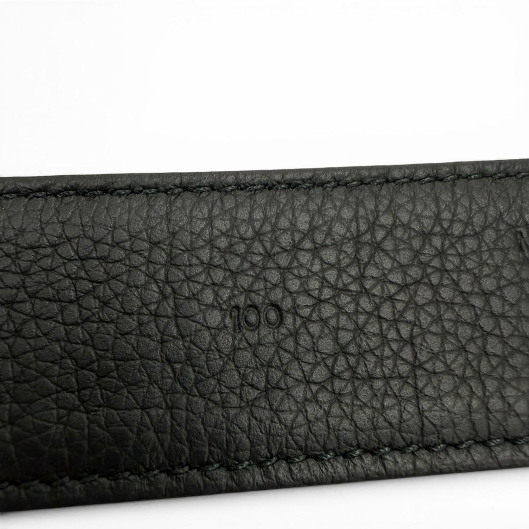 Great DIOR belt Oblique pin buckle black canvas mens