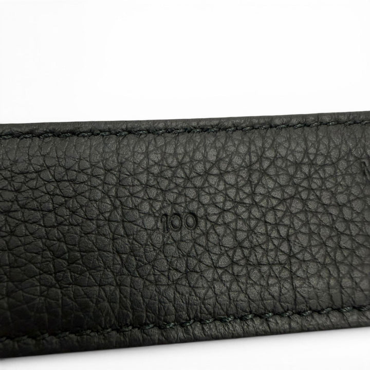 Great DIOR belt Oblique pin buckle black canvas mens