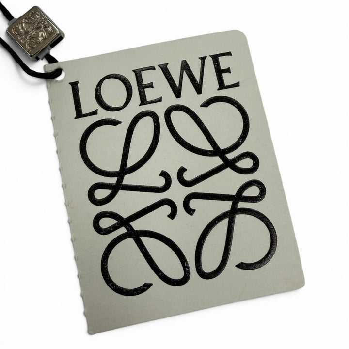 Pristine LOEWE hat Bucket bag with Anagram logo leather patch Navy 58 K820HB1X13