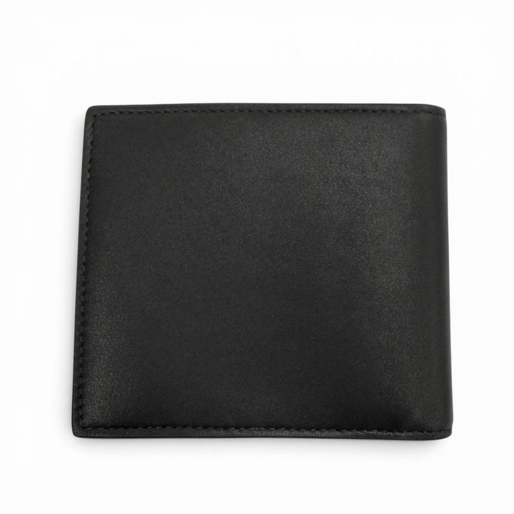 Pristine GUCCI Bifold Wallet black leather mens 818946