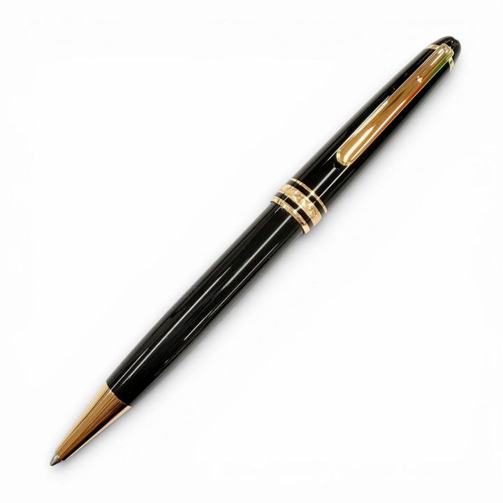 Excellent MONTBLANC Ballpoint pen Meisterstück Twist White Star black mens