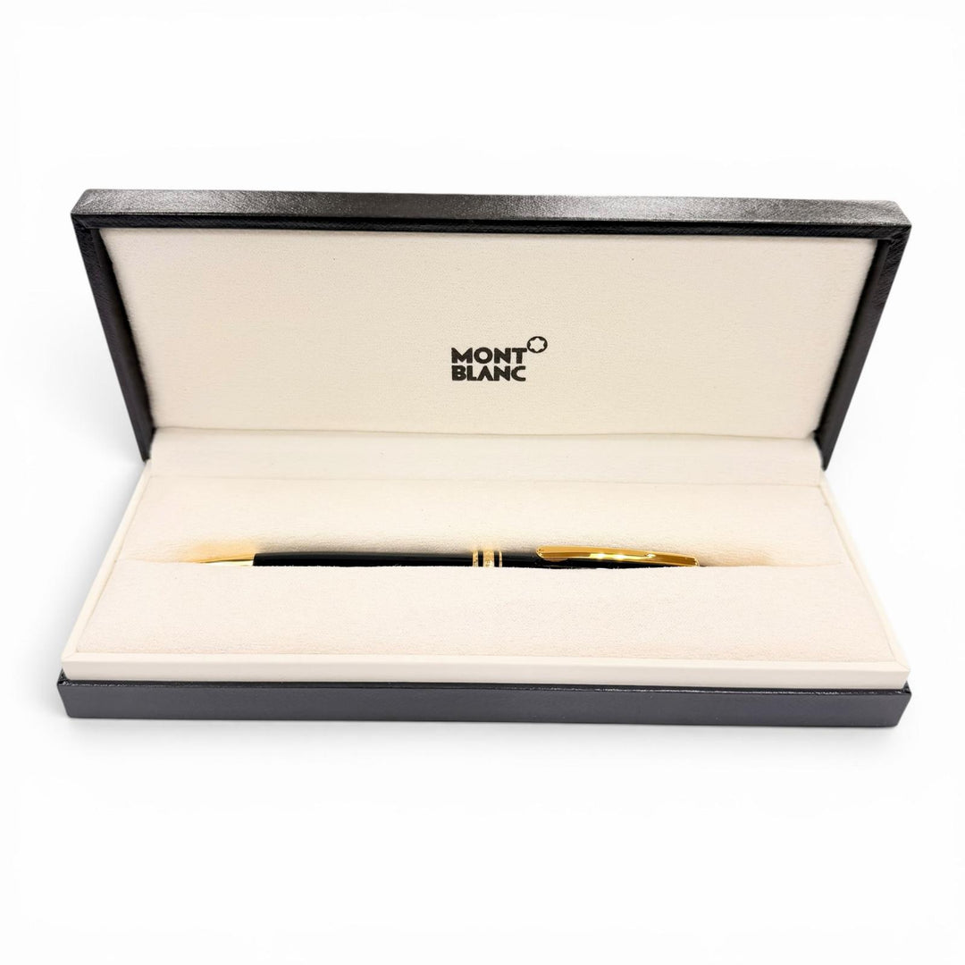 Excellent MONTBLANC Ballpoint pen Meisterstück Twist White Star black mens