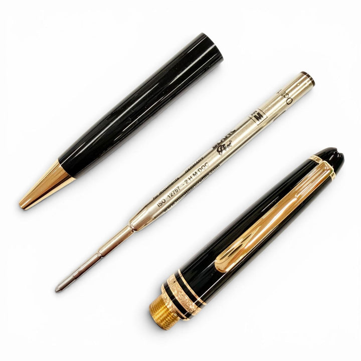 Excellent MONTBLANC Ballpoint pen Meisterstück Twist White Star black mens