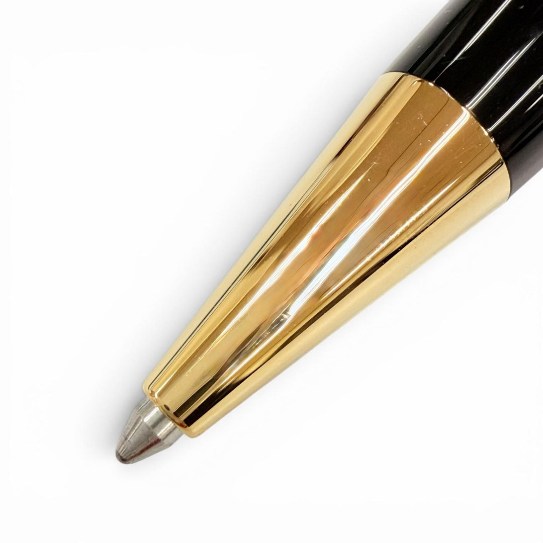 Excellent MONTBLANC Ballpoint pen Meisterstück Twist White Star black mens