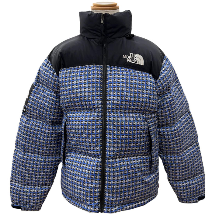 Great Supreme THE NORTH FACE Down jacket Studded Nuptse Jacket blue M ND42100I