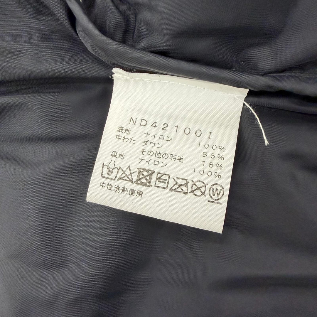 Great Supreme THE NORTH FACE Down jacket Studded Nuptse Jacket blue M ND42100I