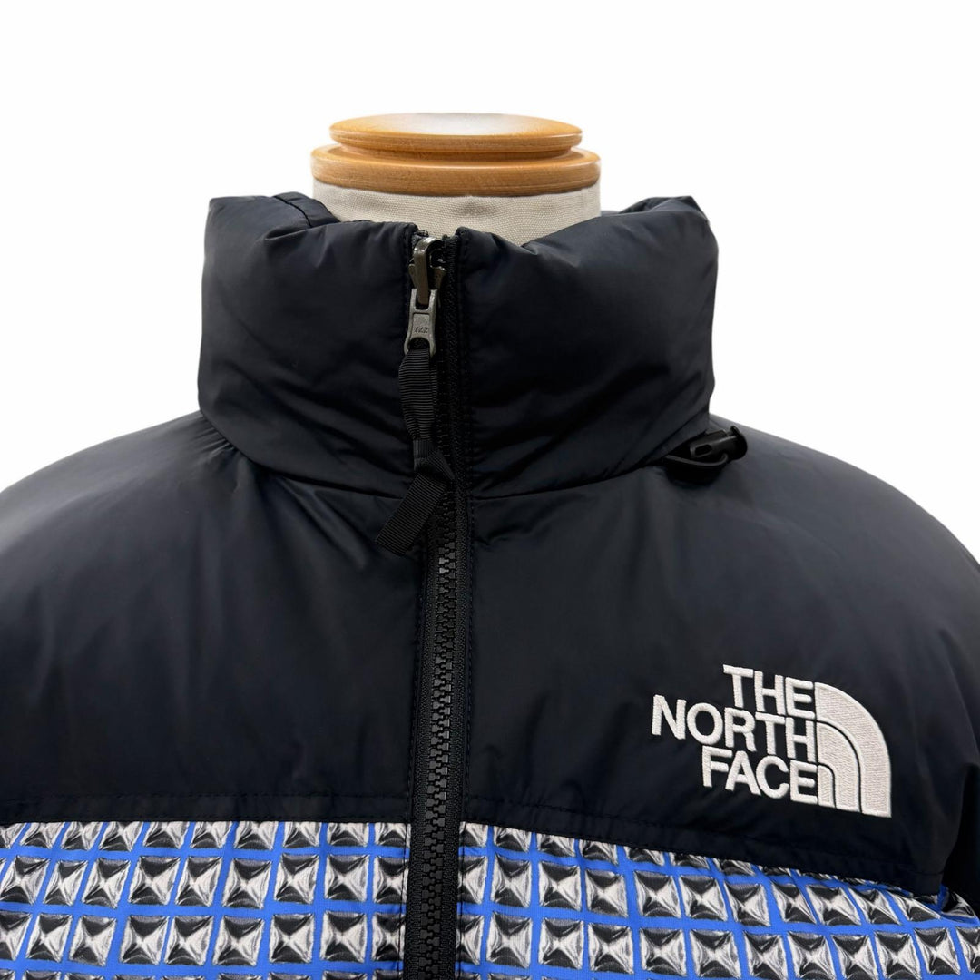 Great Supreme THE NORTH FACE Down jacket Studded Nuptse Jacket blue M ND42100I