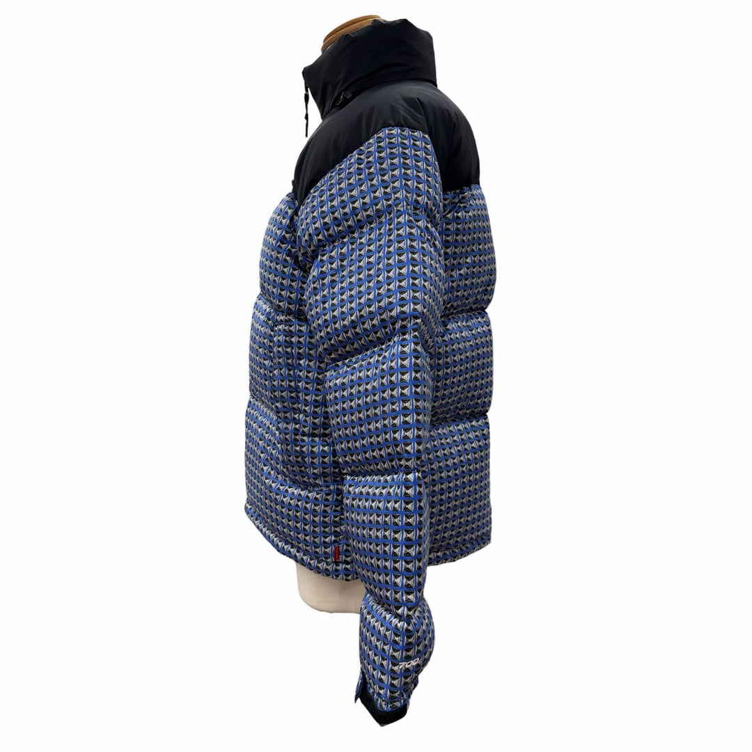 Great Supreme THE NORTH FACE Down jacket Studded Nuptse Jacket blue M ND42100I
