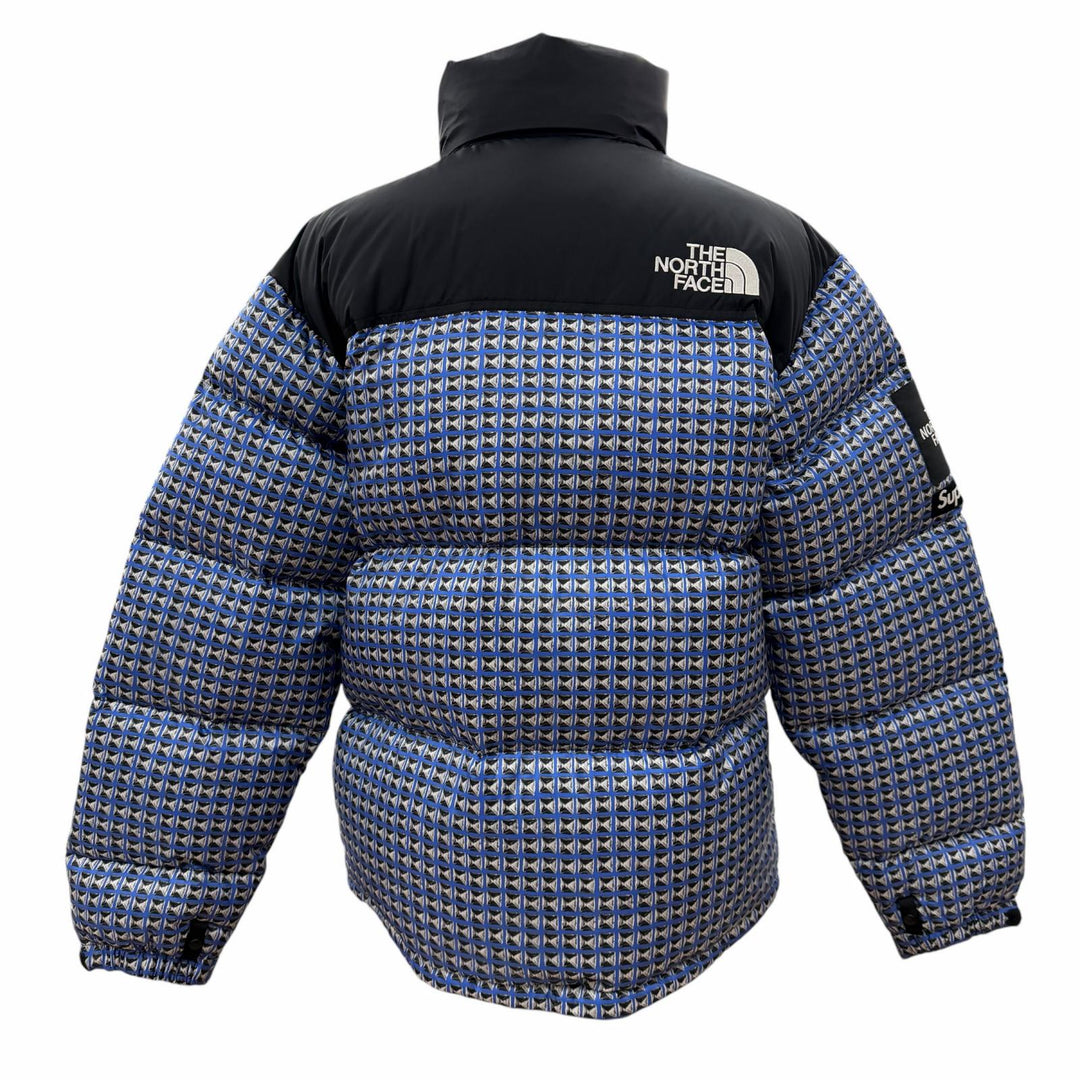 Great Supreme THE NORTH FACE Down jacket Studded Nuptse Jacket blue M ND42100I