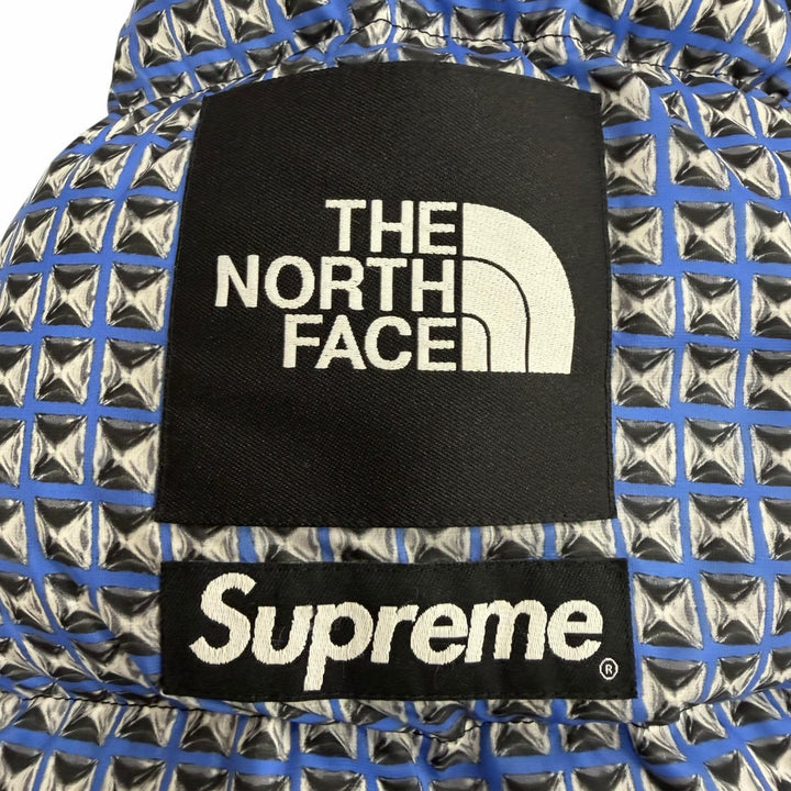 Great Supreme THE NORTH FACE Down jacket Studded Nuptse Jacket blue M ND42100I