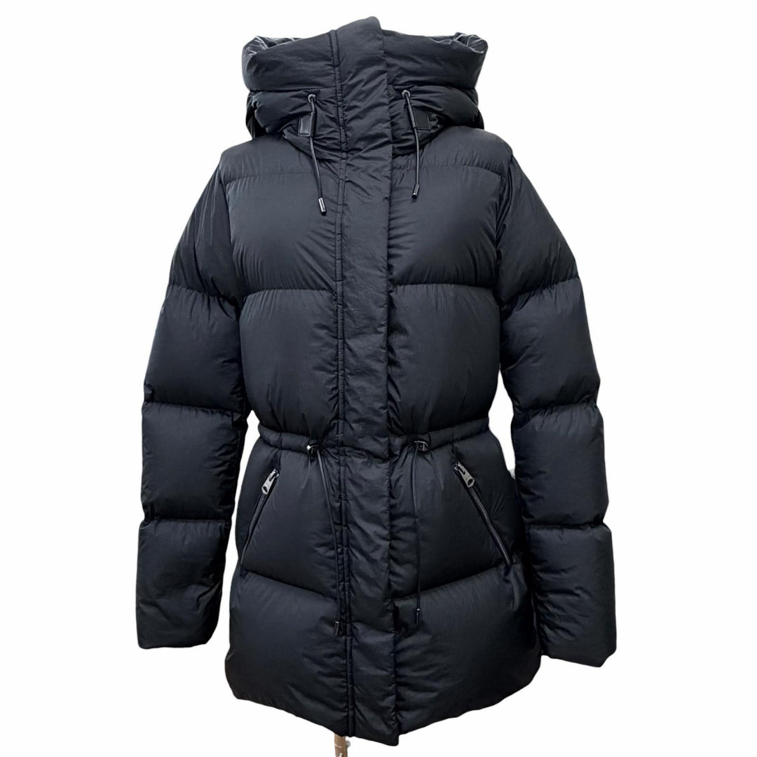 Great MACKAGE Down jacket FREYA Logo patch hooded black Nylon XS 11122246-2A
