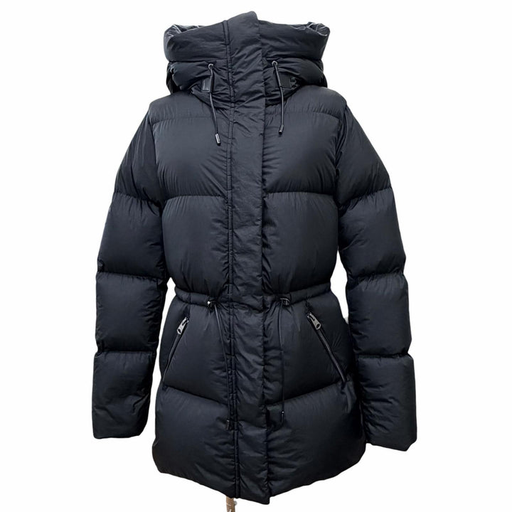 Great MACKAGE Down jacket FREYA Logo patch hooded black Nylon XS 11122246-2A