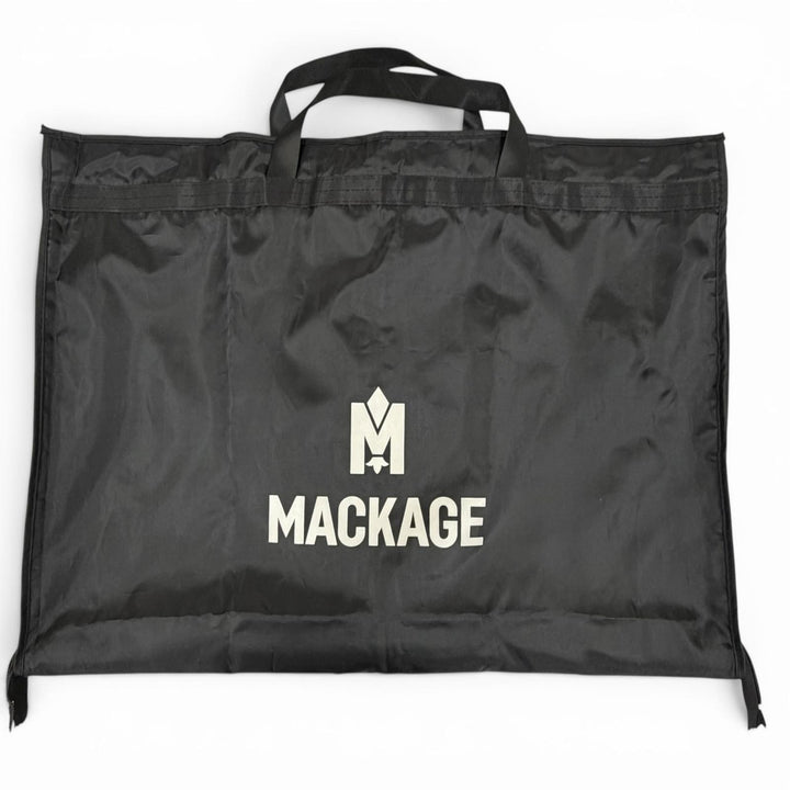 Great MACKAGE Down jacket FREYA Logo patch hooded black Nylon XS 11122246-2A