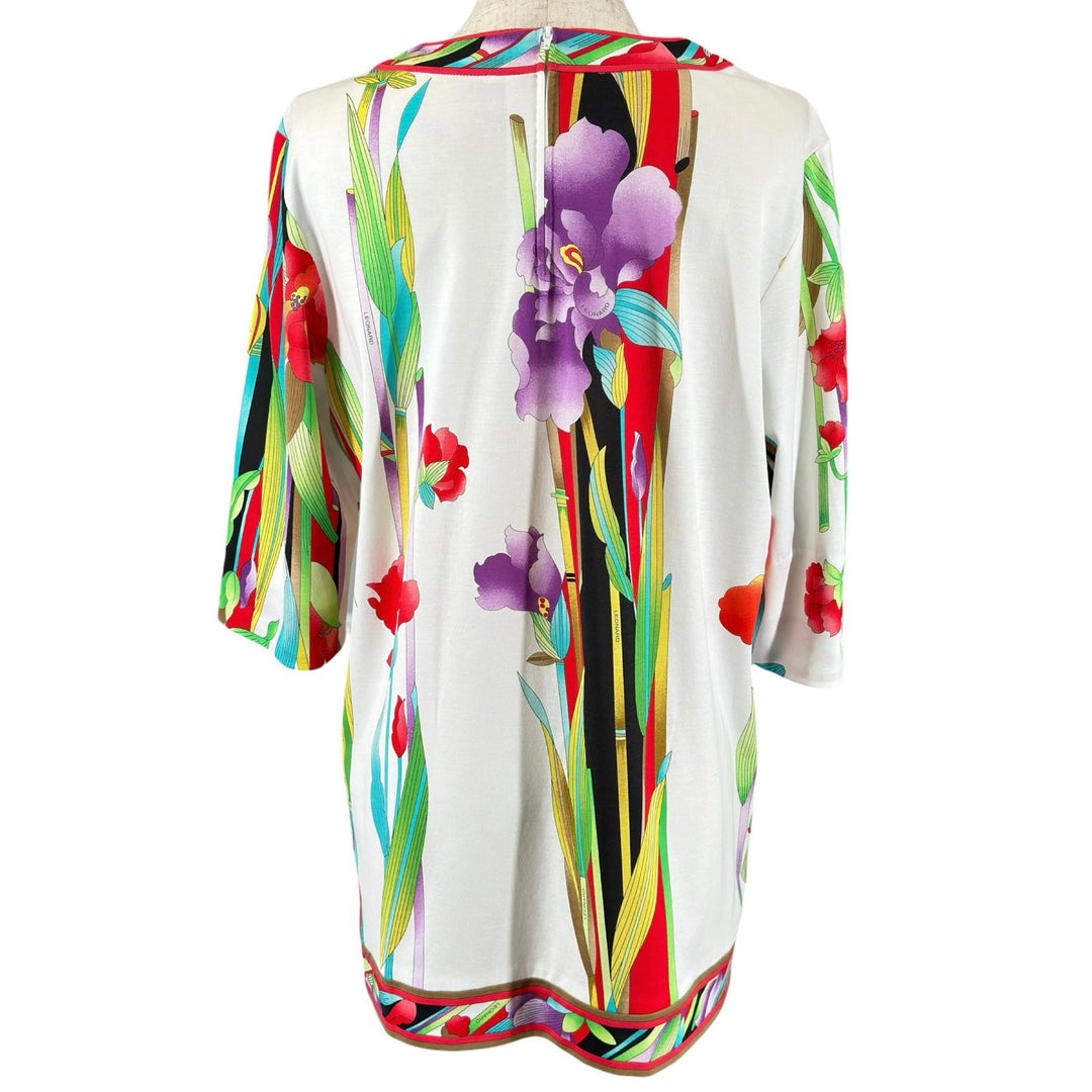 Pristine LEONARD FASHION T-shirt Floral print multicolor cotton Women 42 0379603