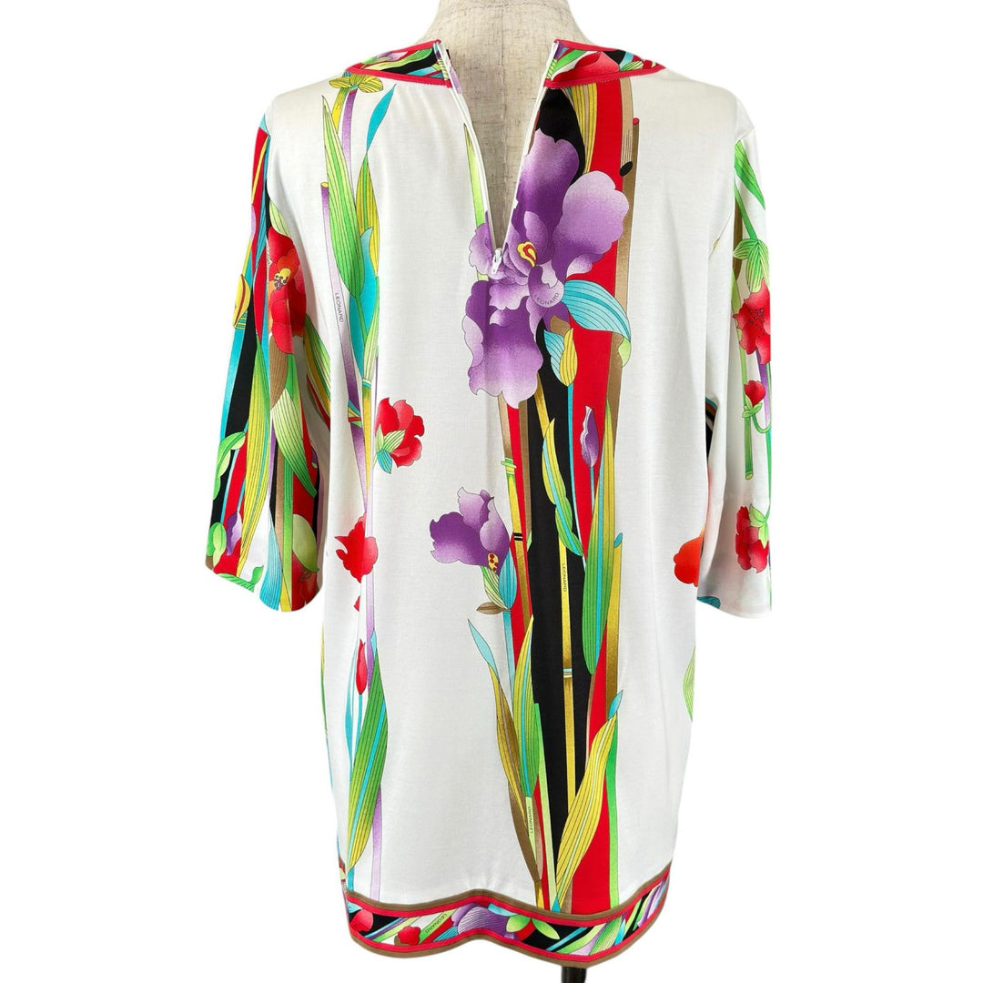 Pristine LEONARD FASHION T-shirt Floral print multicolor cotton Women 42 0379603