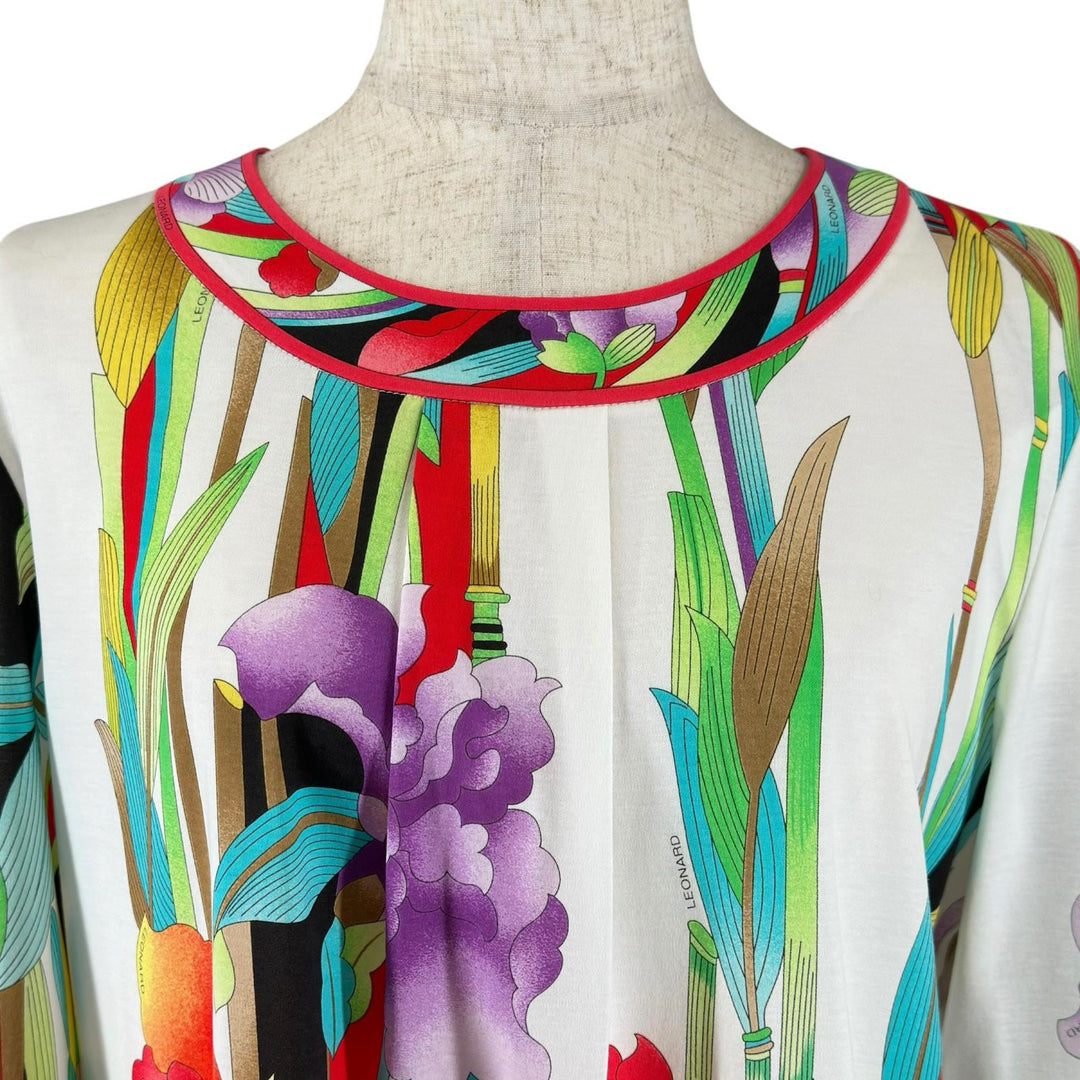 Pristine LEONARD FASHION T-shirt Floral print multicolor cotton Women 42 0379603