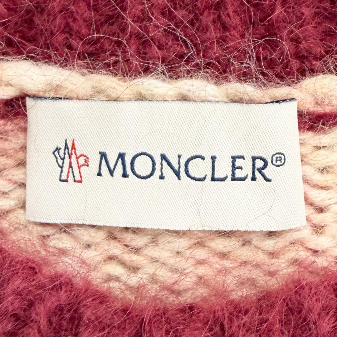 Excellent MONCLER Fair Isle Pattern Long-Sleeve Knit Sweater S G20939C00016
