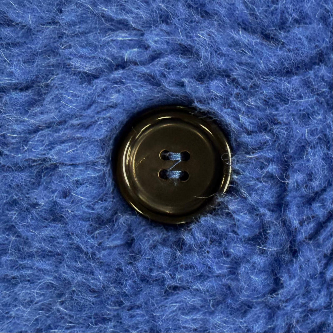 Excellent Max Mara coat Teddy bear blue alpaca Women S 101604936