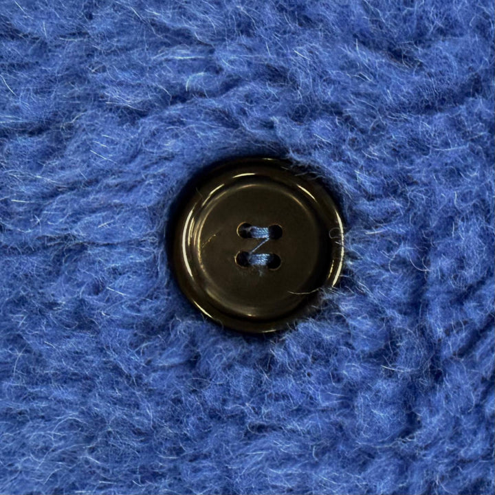 Excellent Max Mara coat Teddy bear blue alpaca Women S 101604936