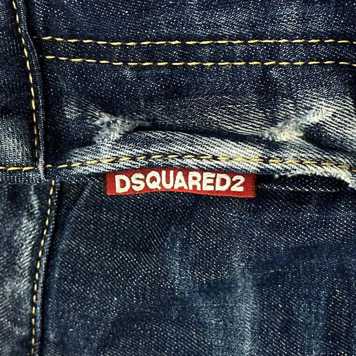 Great DSQUARED2 Denim pants Damage processing Indigo cotton Women 36 S72LB0601