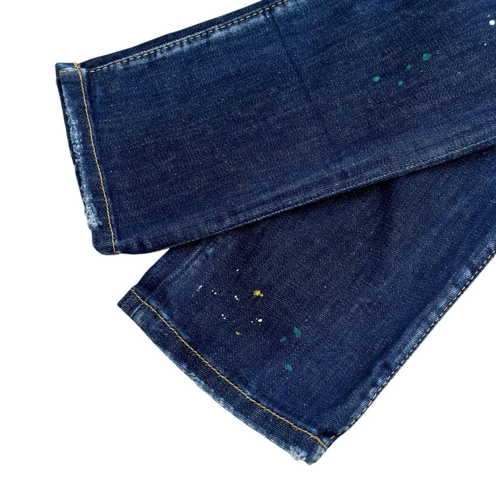 Great DSQUARED2 Denim pants Damage processing Indigo cotton Women 36 S72LB0601