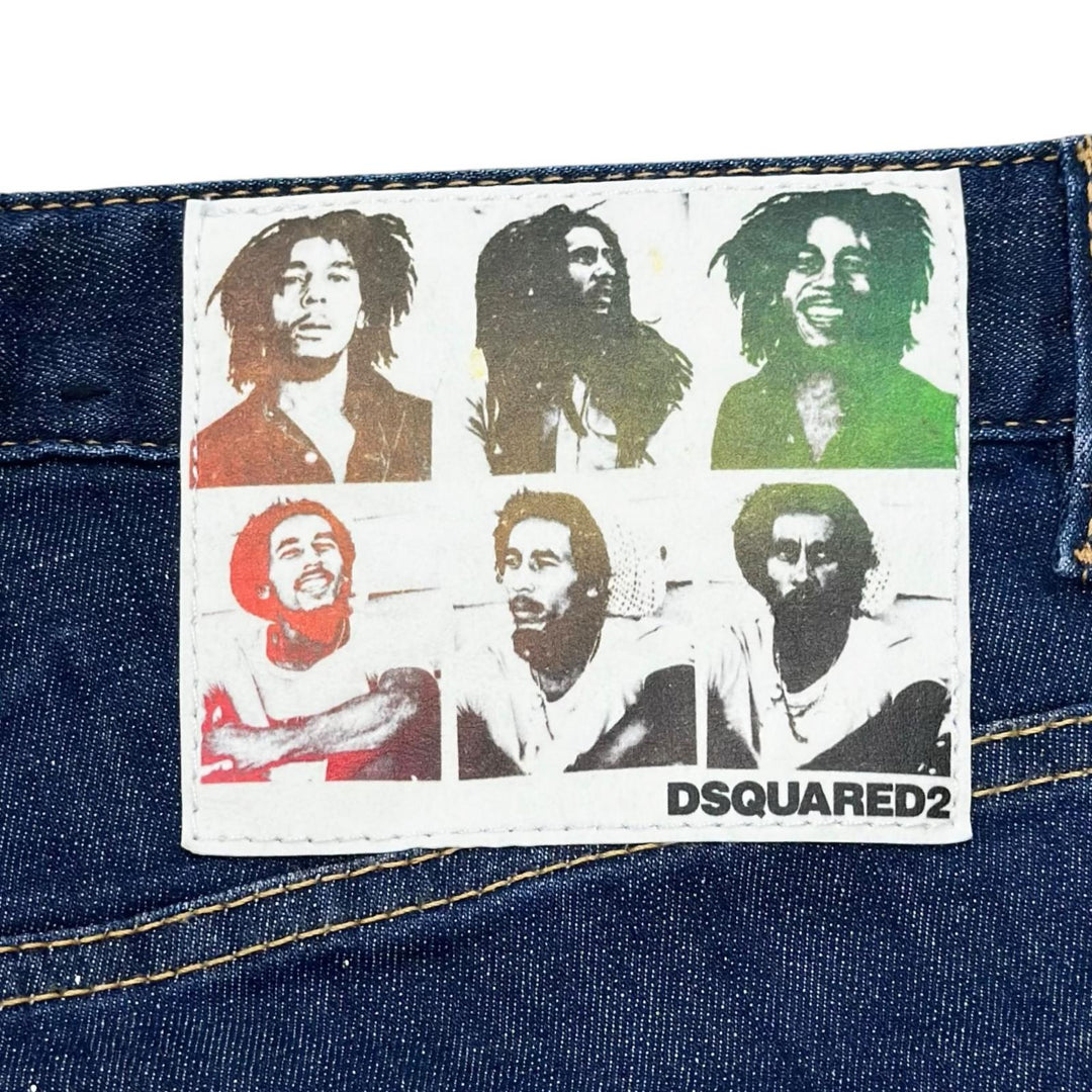 Great DSQUARED2 Denim pants Damage processing Indigo cotton Women 36 S72LB0601