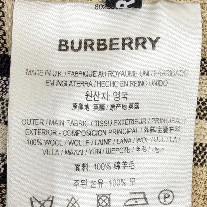Excellent BURBERRY Nova Check Pattern Pleated Wrap Skirt (Mini Length)38 8025832