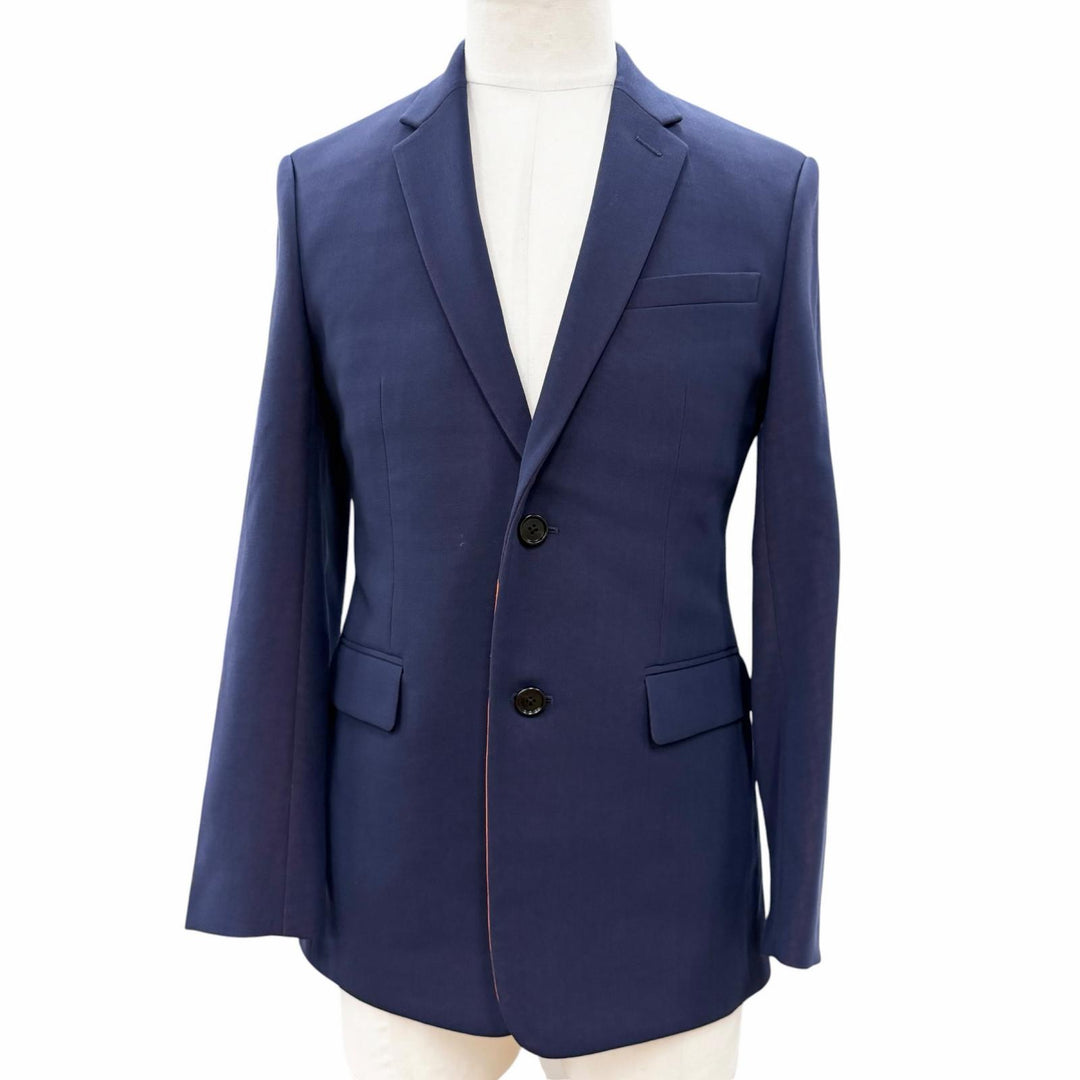 Excellent Dior HOMME tailored jacket Navy wool mens 44 663C277F3591