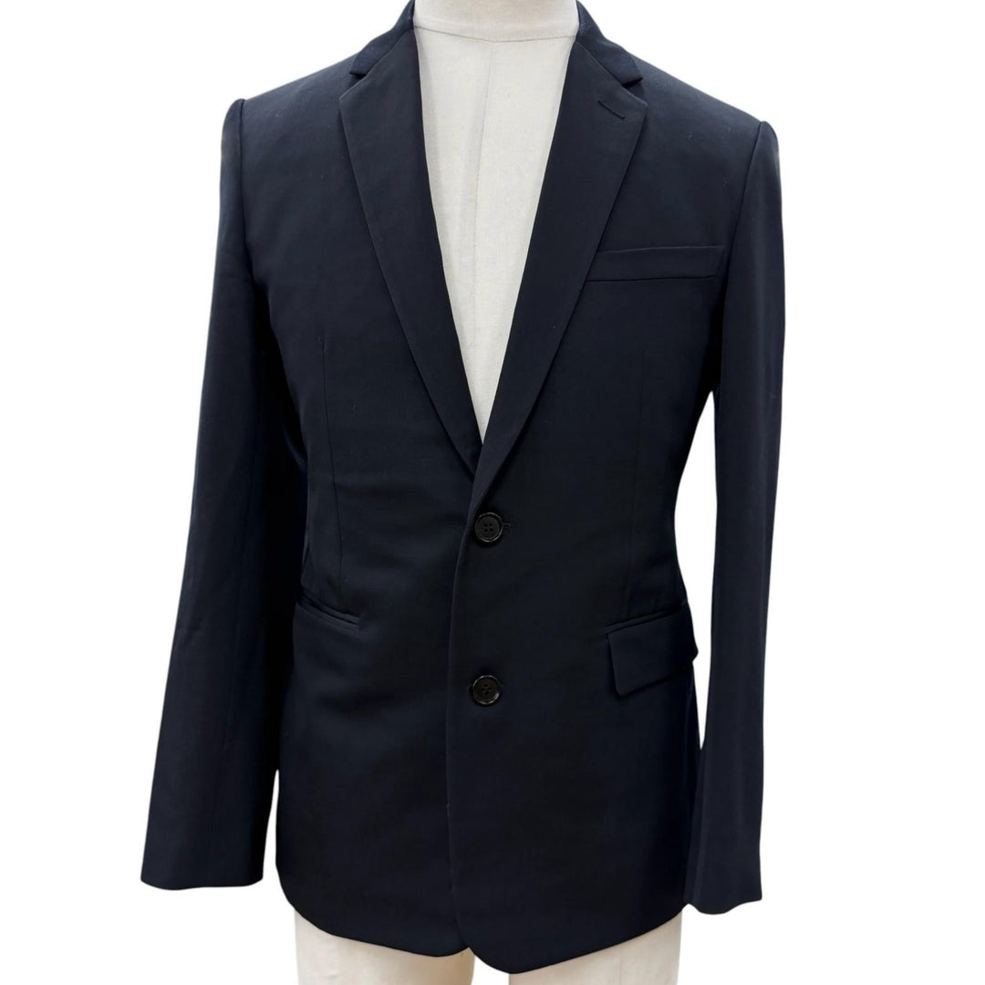 Excellent Dior HOMME tailored jacket black wool mens 44 633C293A3576