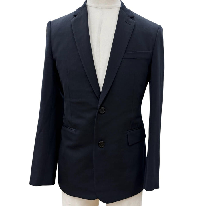 Excellent Dior HOMME tailored jacket black wool mens 44 633C293A3576