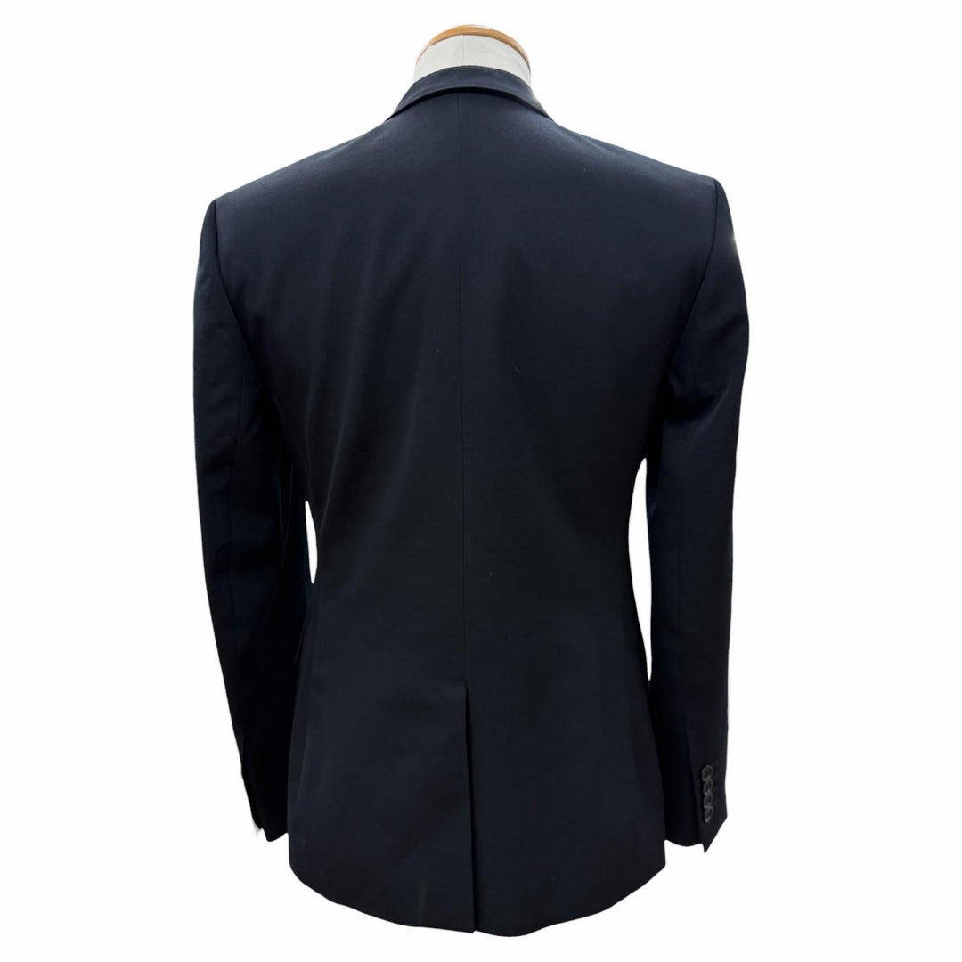 Excellent Dior HOMME tailored jacket black wool mens 44 633C293A3576